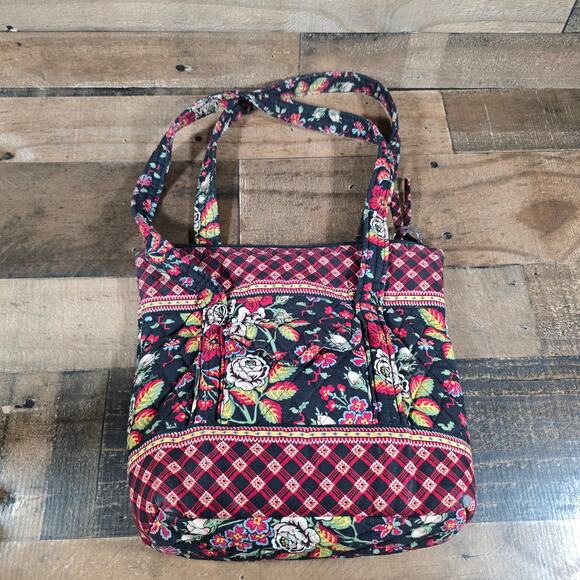Vera Bradley Anastasia Pattern Handbag Tote Lots of Pockets - Picture 2 of 3